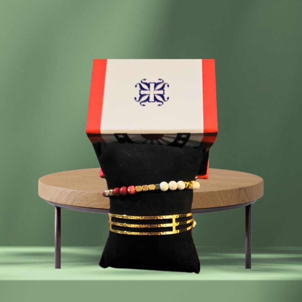 Patriotic Cuff Set In Box